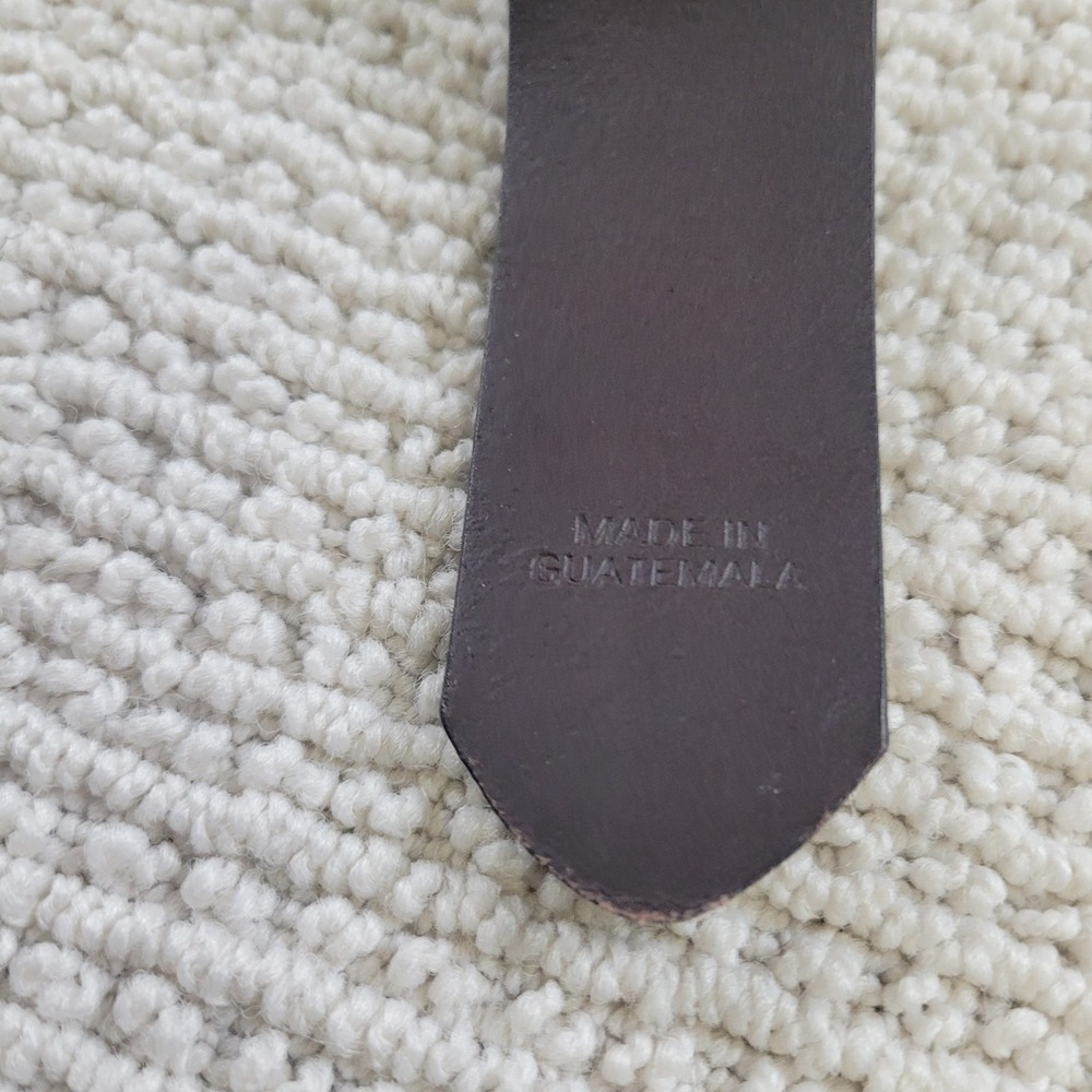 Carhartt‎ Belt Men's Rugged Flex Brown XL 2212 Leather - Picture 4 of 6